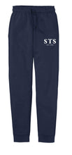 Load image into Gallery viewer, Navy Fleece Jogger